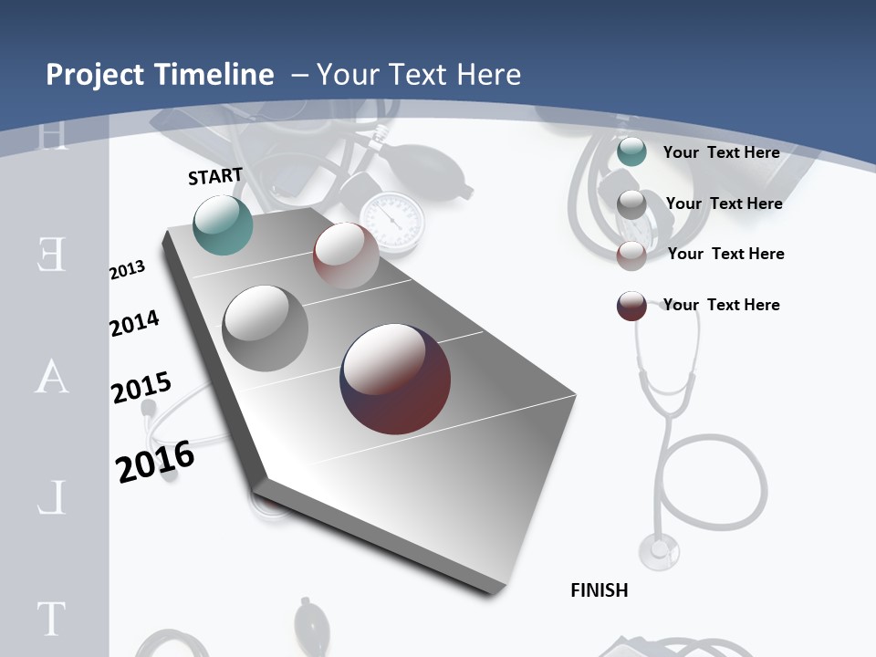 Illness Pulse Arrangement PowerPoint Template