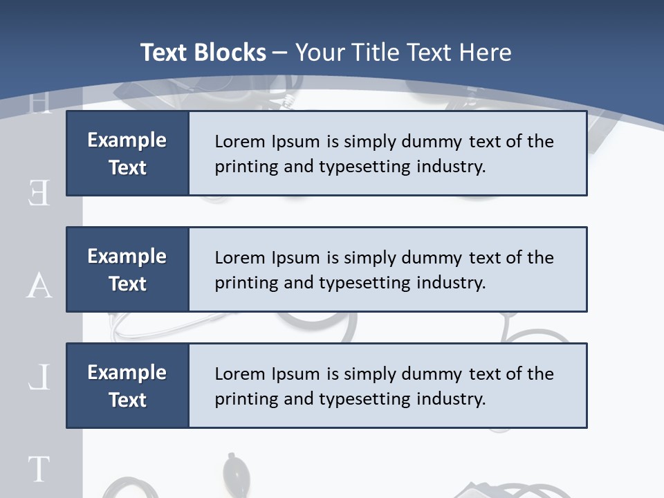 Illness Pulse Arrangement PowerPoint Template