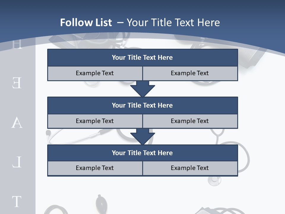 Illness Pulse Arrangement PowerPoint Template