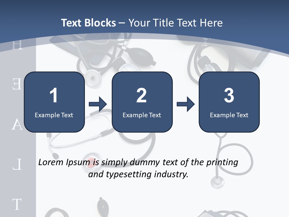 Illness Pulse Arrangement PowerPoint Template