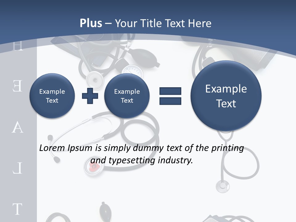 Illness Pulse Arrangement PowerPoint Template