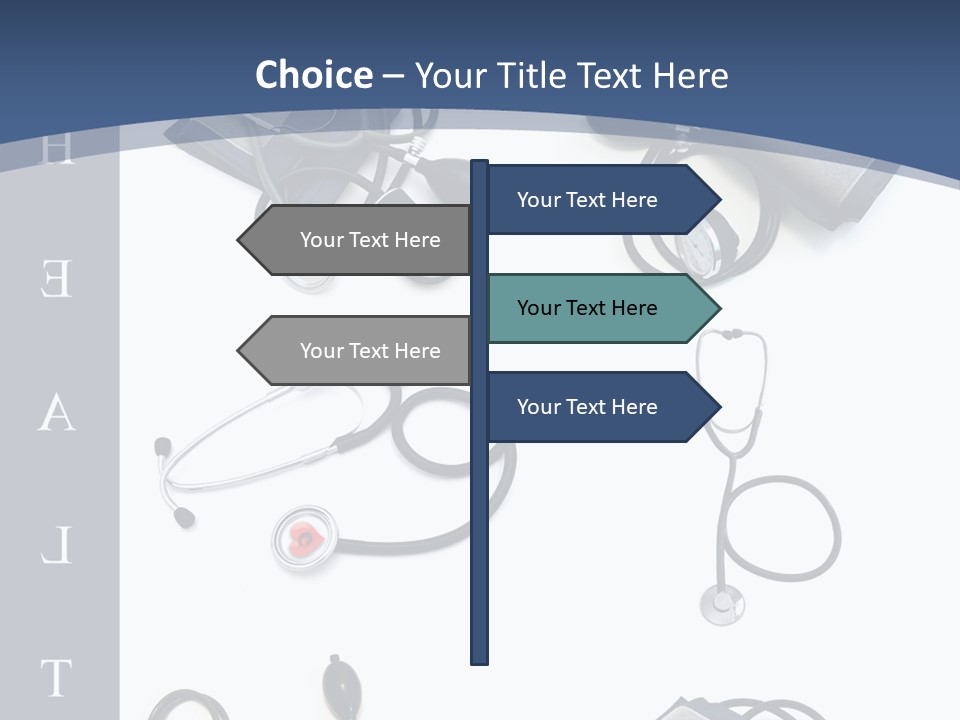 Illness Pulse Arrangement PowerPoint Template