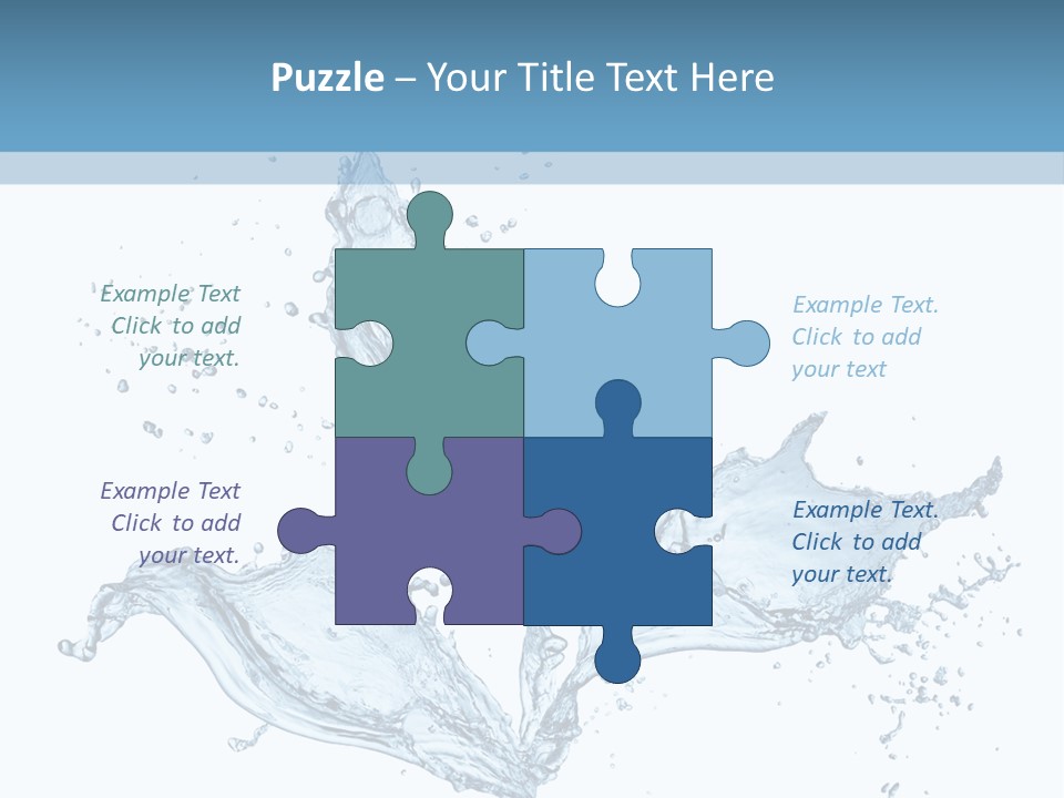 Ripple Water Fresh PowerPoint Template