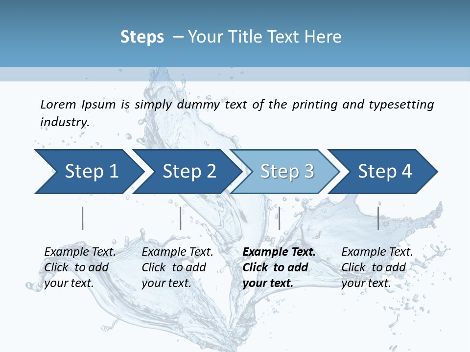 Ripple Water Fresh PowerPoint Template