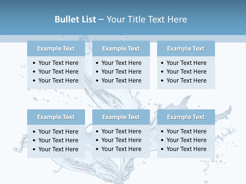 Ripple Water Fresh PowerPoint Template