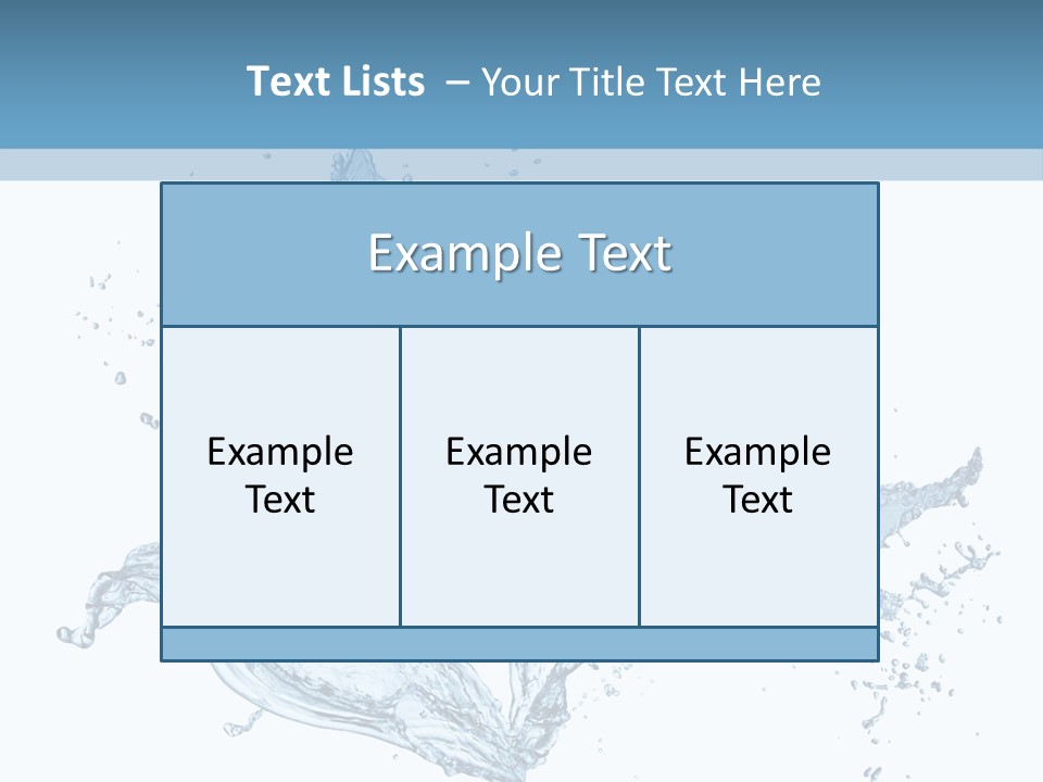 Ripple Water Fresh PowerPoint Template