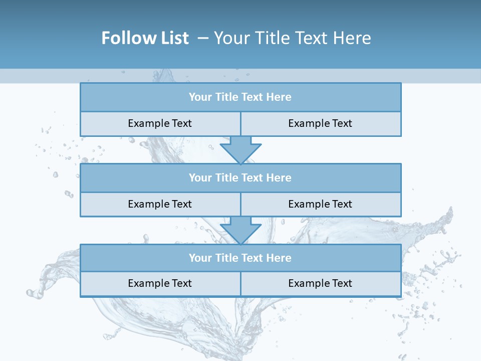 Ripple Water Fresh PowerPoint Template