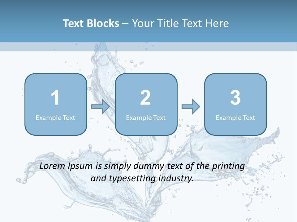 Ripple Water Fresh PowerPoint Template
