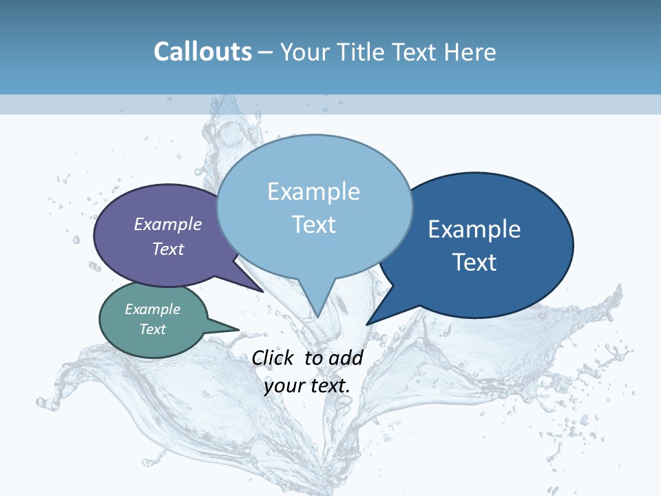 Ripple Water Fresh PowerPoint Template