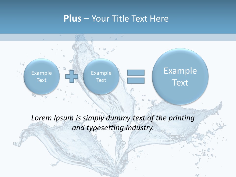 Ripple Water Fresh PowerPoint Template