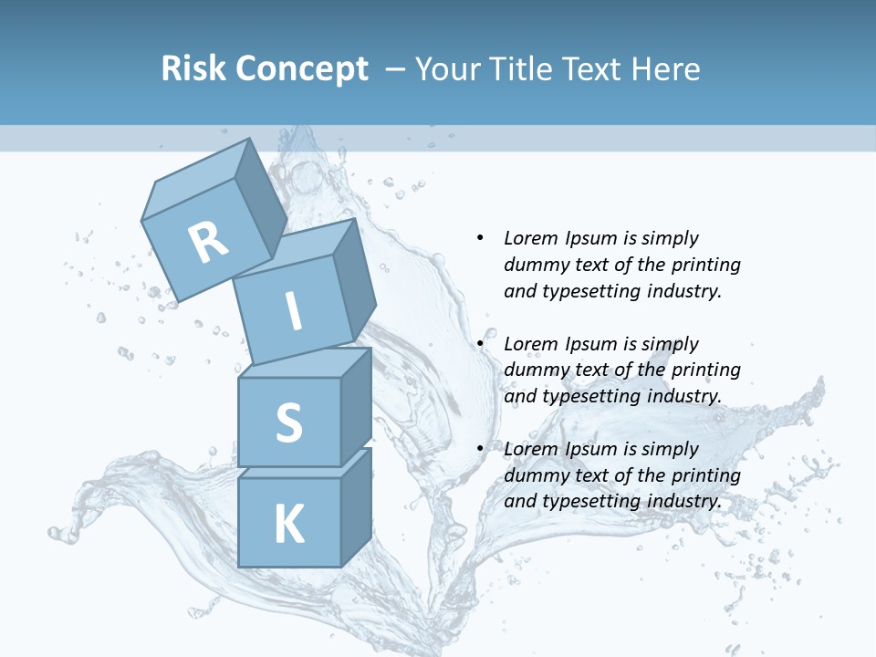 Ripple Water Fresh PowerPoint Template