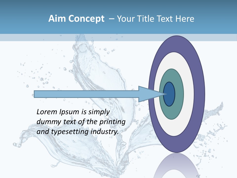 Ripple Water Fresh PowerPoint Template