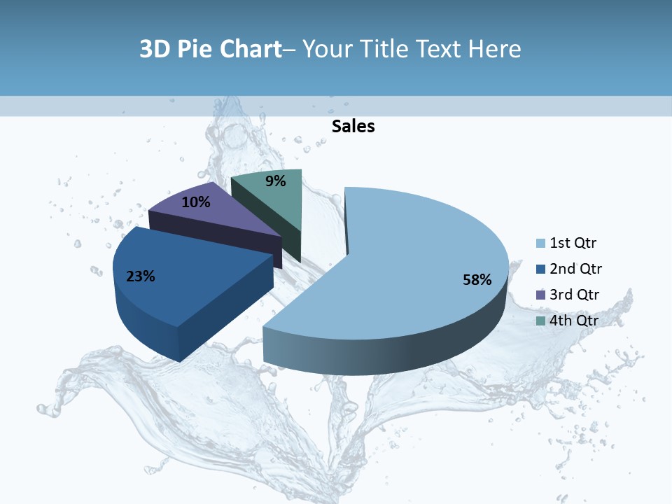 Ripple Water Fresh PowerPoint Template