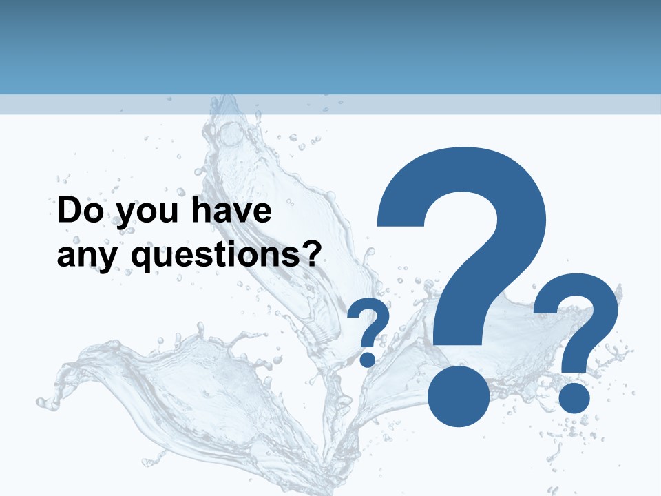 Ripple Water Fresh PowerPoint Template