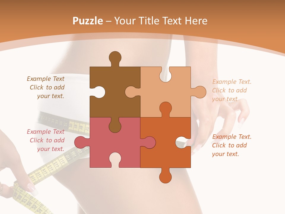 Cellulite Healthy Perfect PowerPoint Template