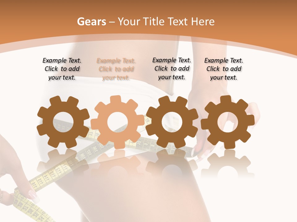 Cellulite Healthy Perfect PowerPoint Template