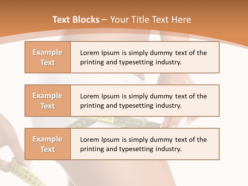 Cellulite Healthy Perfect PowerPoint Template