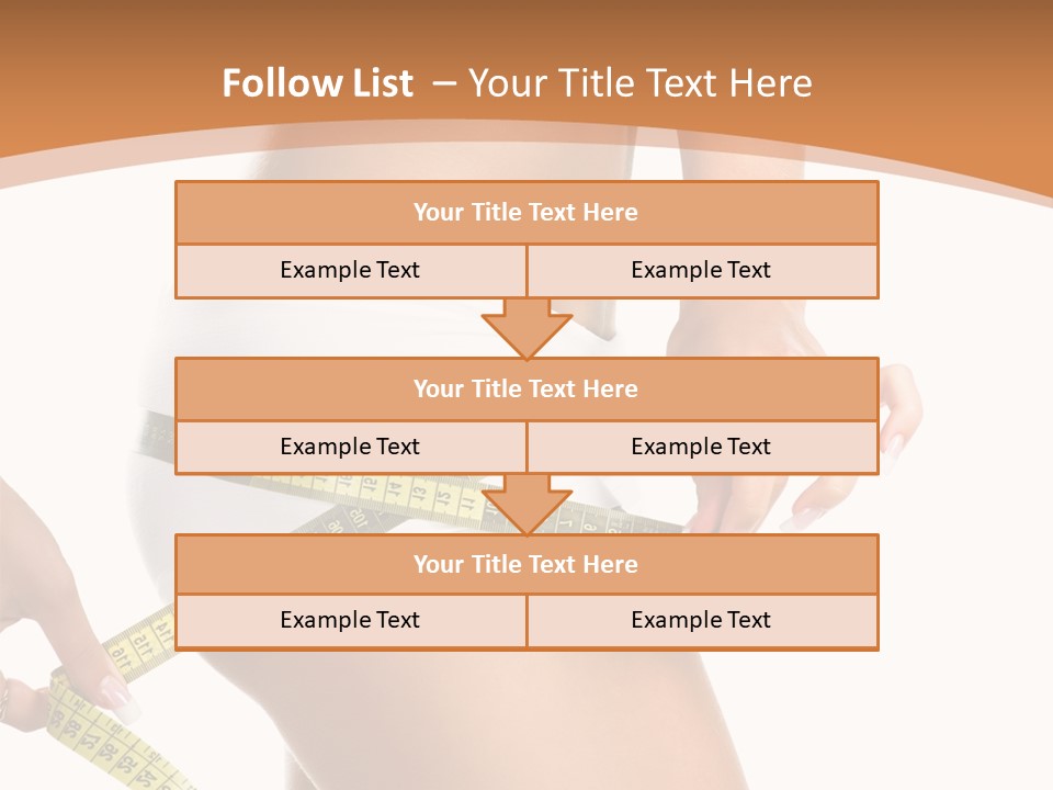 Cellulite Healthy Perfect PowerPoint Template