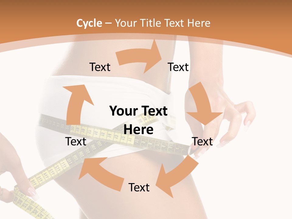 Cellulite Healthy Perfect PowerPoint Template