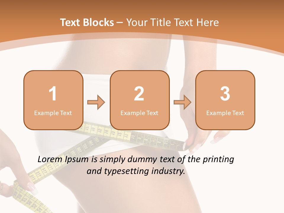 Cellulite Healthy Perfect PowerPoint Template