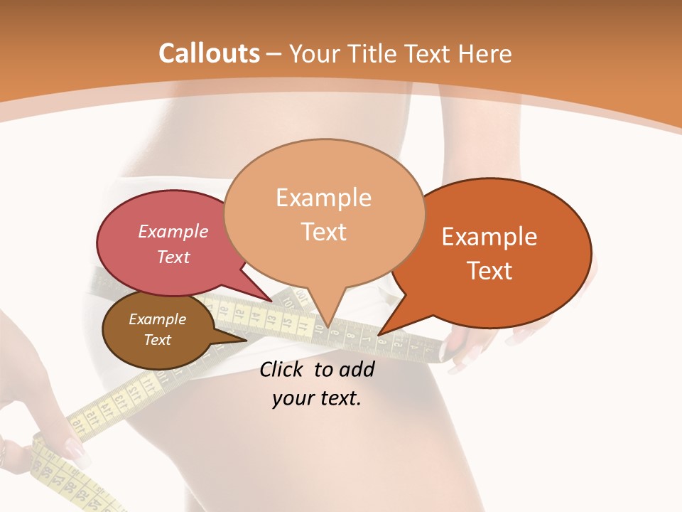 Cellulite Healthy Perfect PowerPoint Template