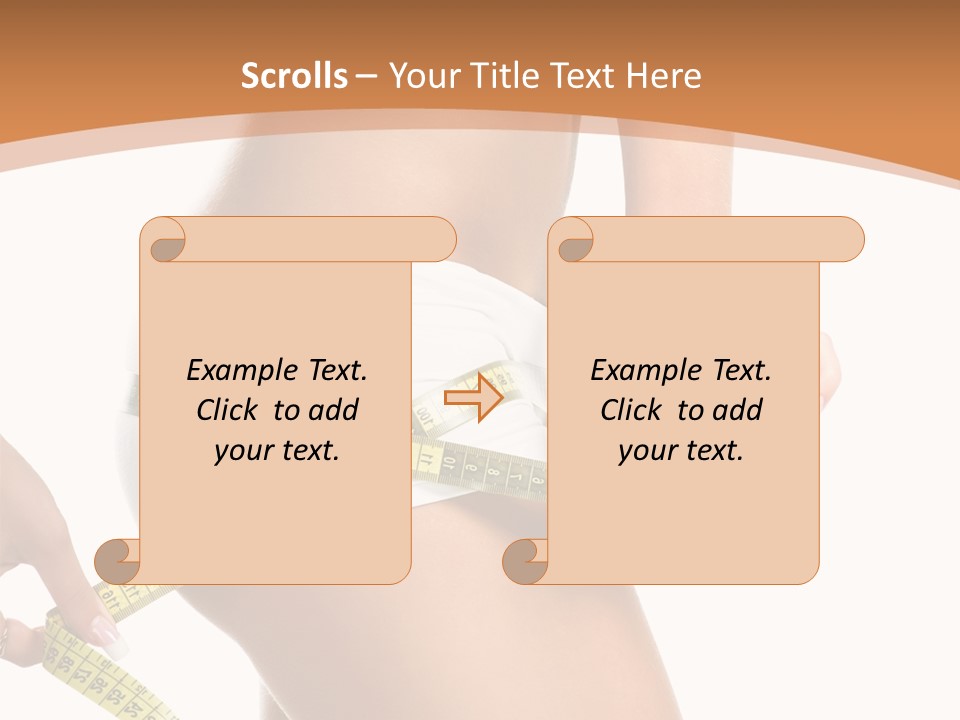 Cellulite Healthy Perfect PowerPoint Template
