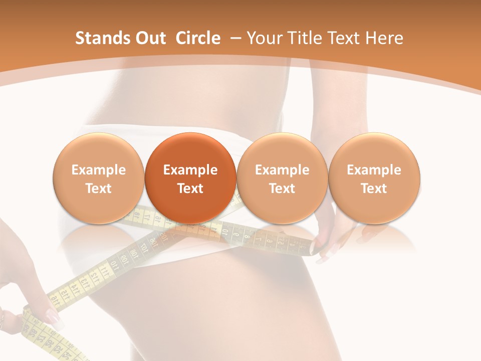 Cellulite Healthy Perfect PowerPoint Template