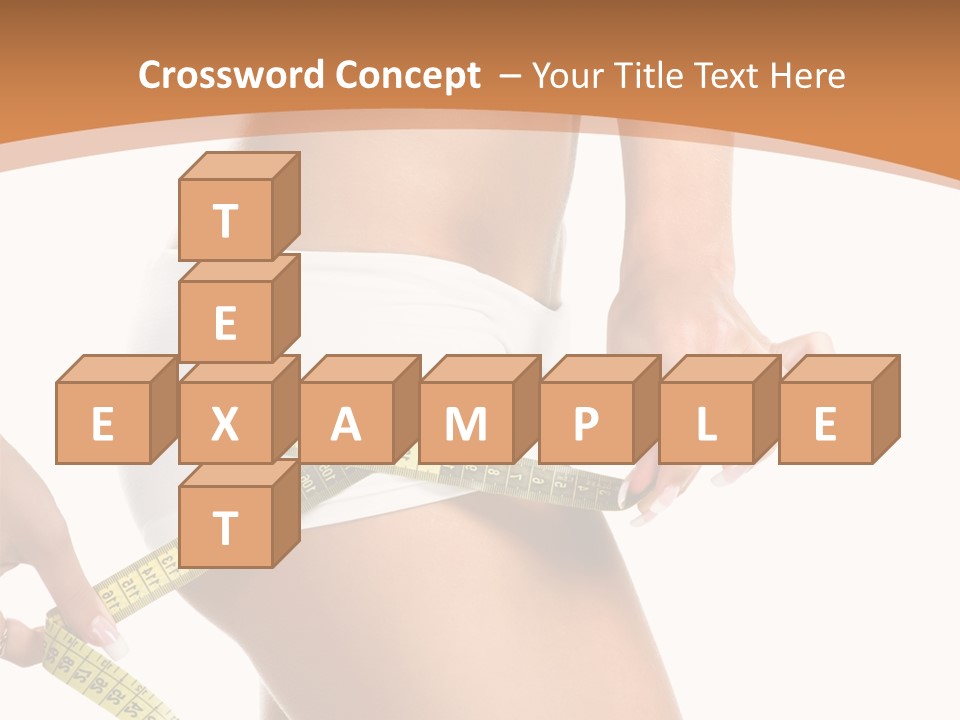 Cellulite Healthy Perfect PowerPoint Template