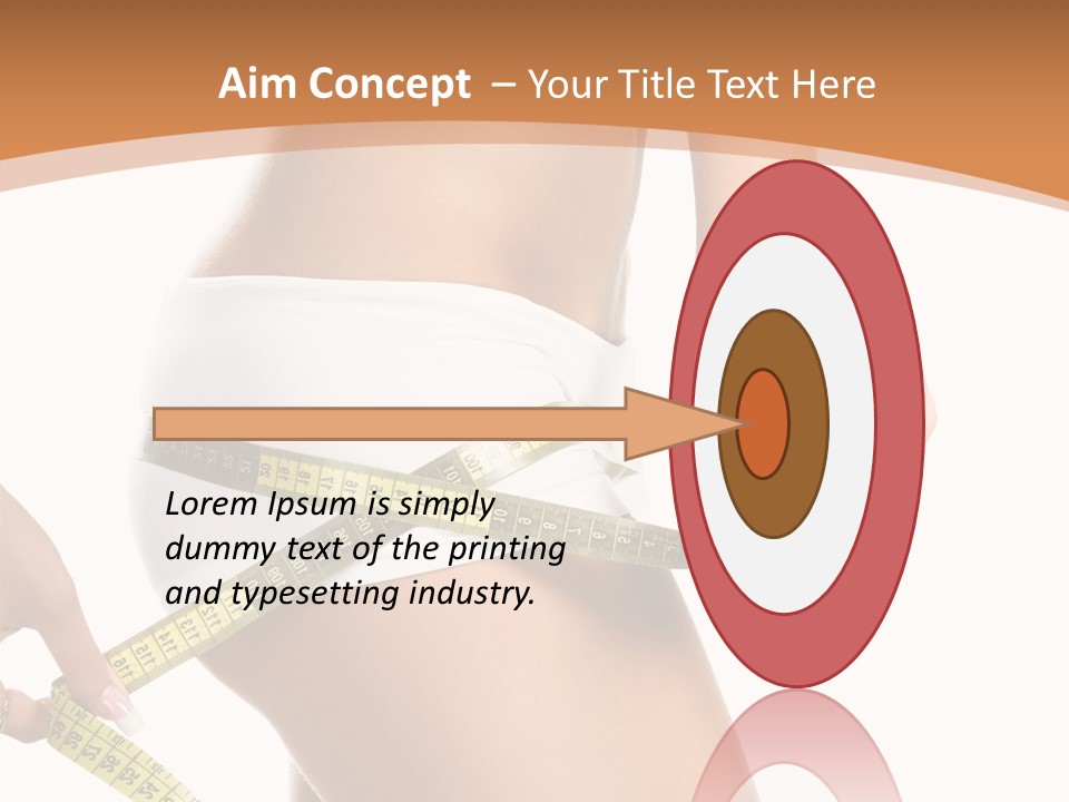 Cellulite Healthy Perfect PowerPoint Template