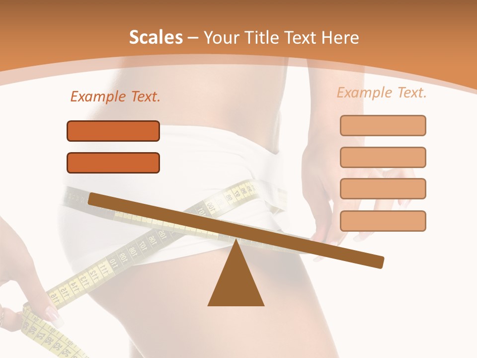 Cellulite Healthy Perfect PowerPoint Template