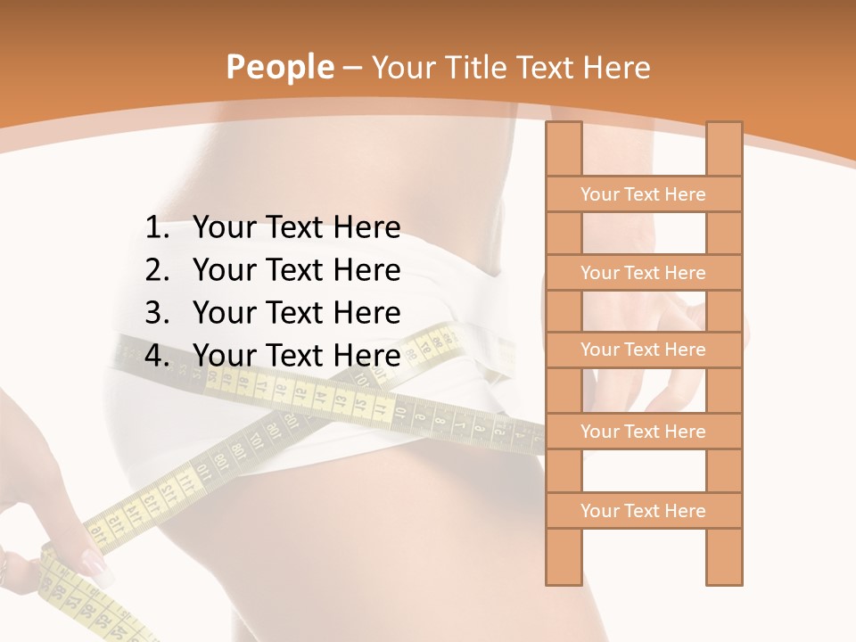 Cellulite Healthy Perfect PowerPoint Template
