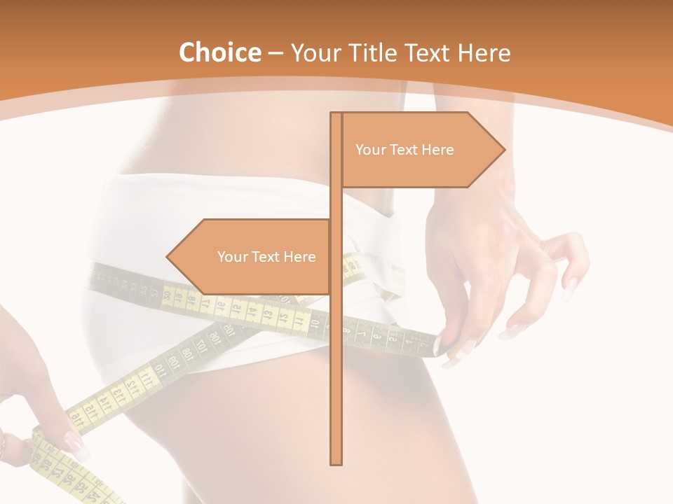 Cellulite Healthy Perfect PowerPoint Template