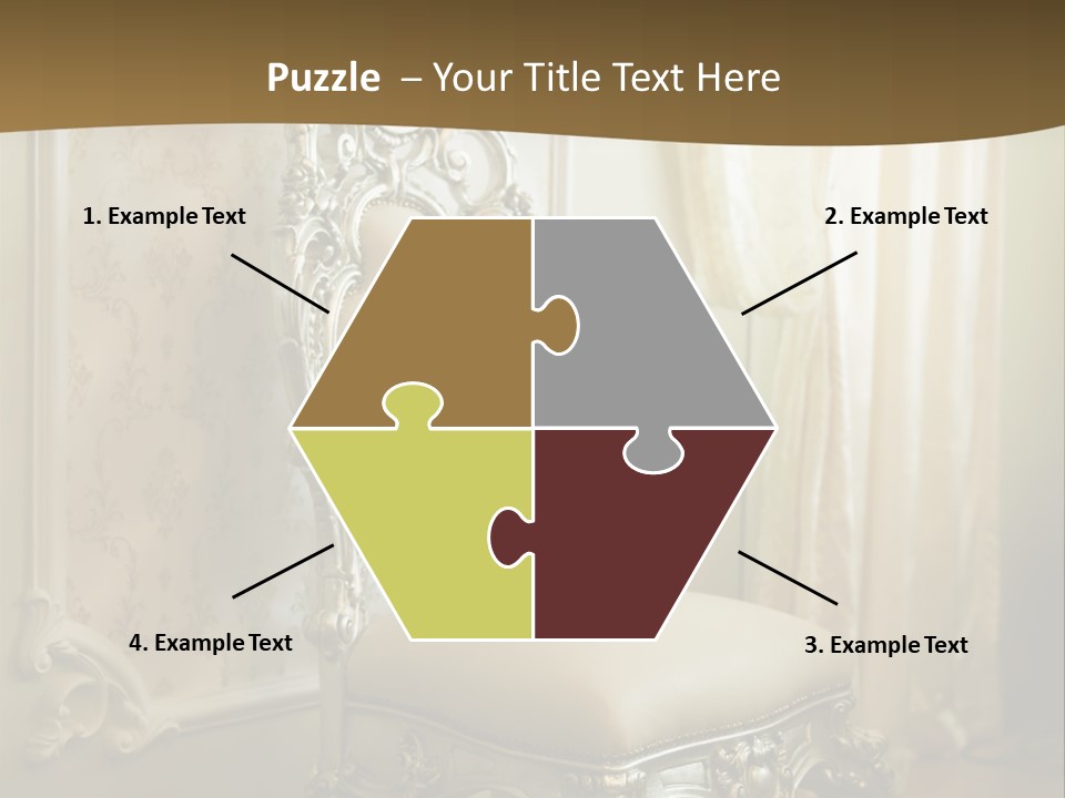 Space Sit Beige PowerPoint Template