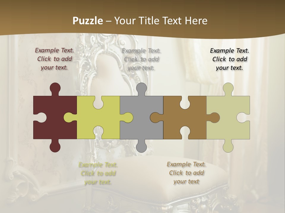 Space Sit Beige PowerPoint Template