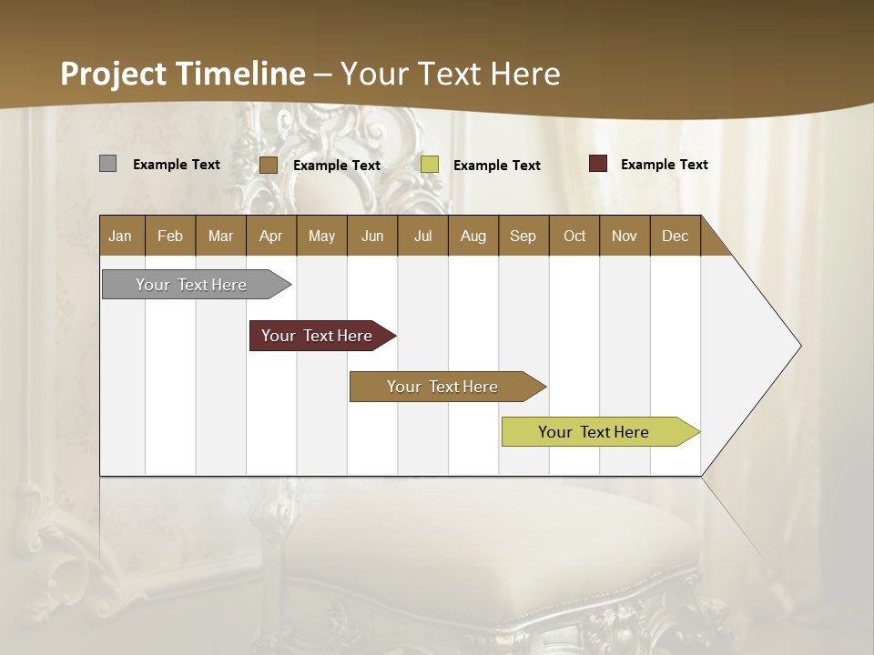 Space Sit Beige PowerPoint Template