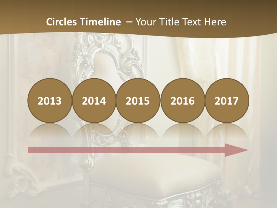 Space Sit Beige PowerPoint Template