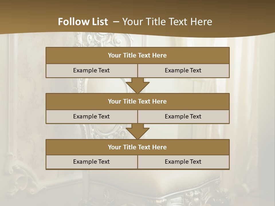 Space Sit Beige PowerPoint Template