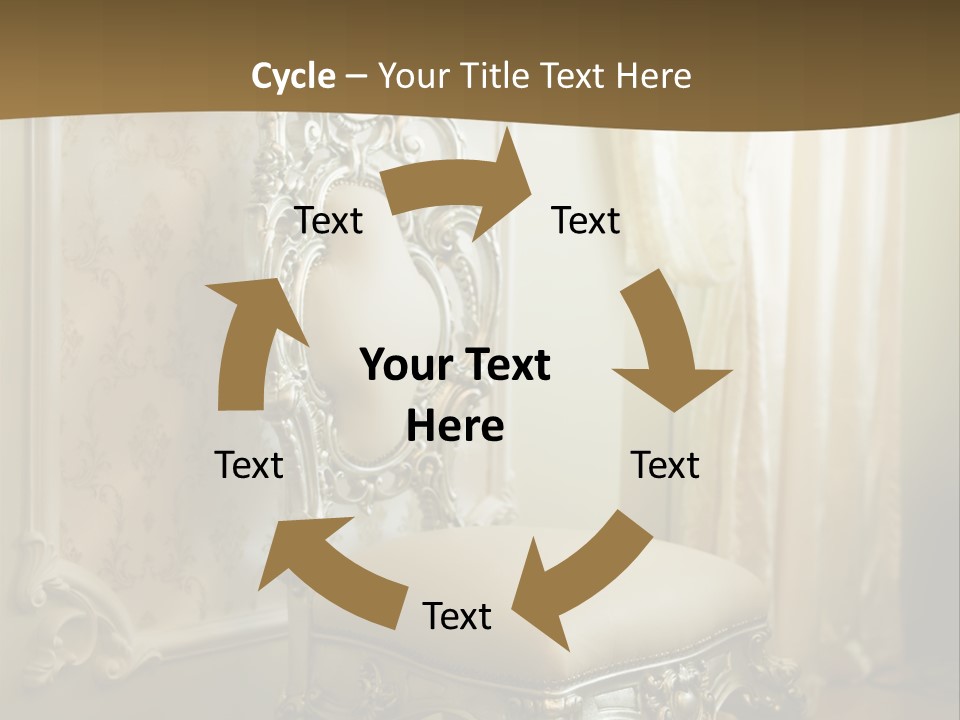 Space Sit Beige PowerPoint Template