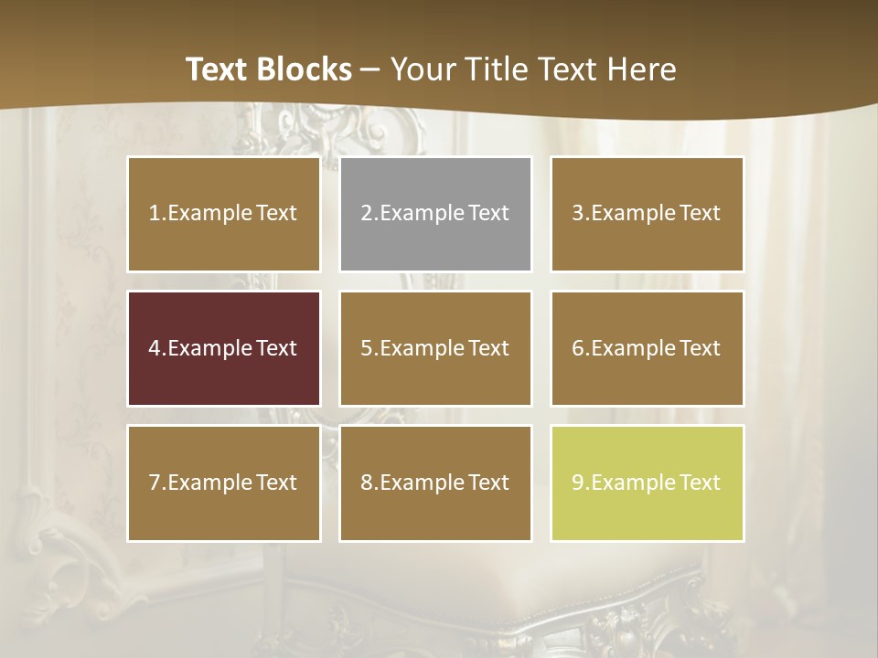 Space Sit Beige PowerPoint Template