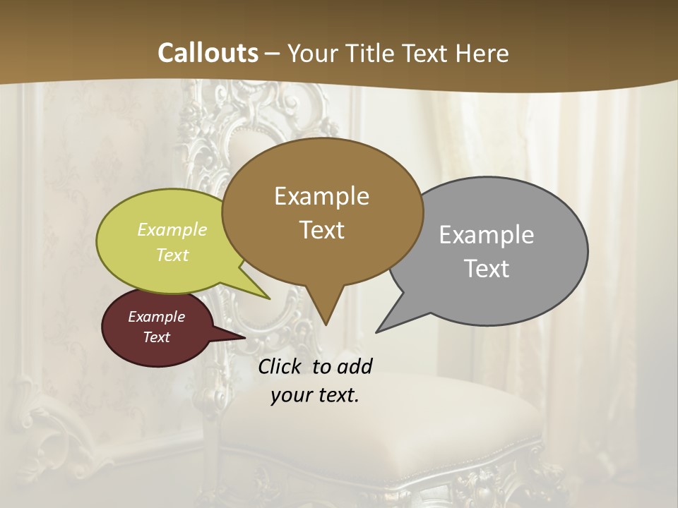 Space Sit Beige PowerPoint Template