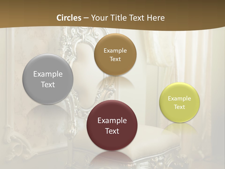 Space Sit Beige PowerPoint Template