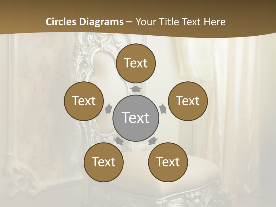 Space Sit Beige PowerPoint Template