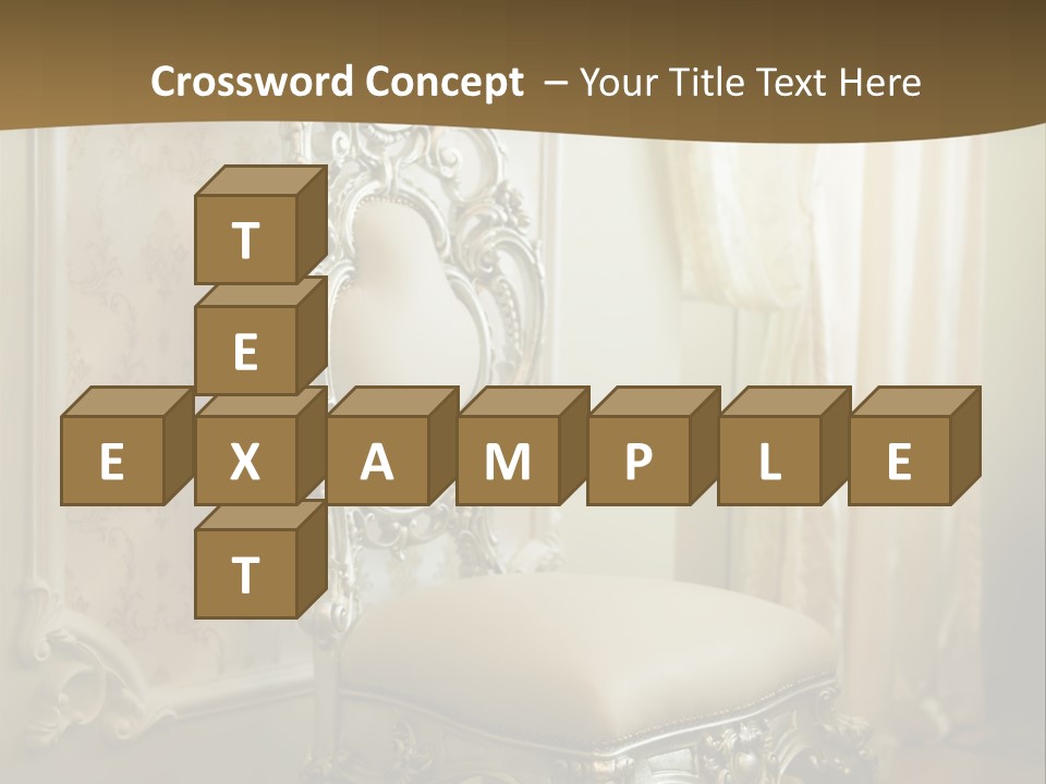 Space Sit Beige PowerPoint Template