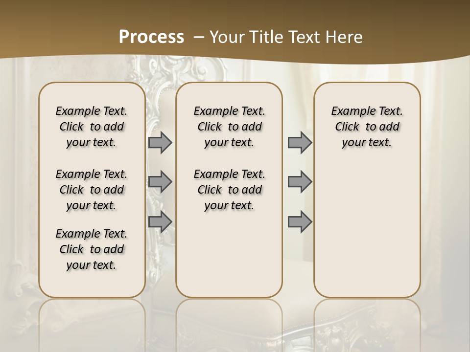 Space Sit Beige PowerPoint Template