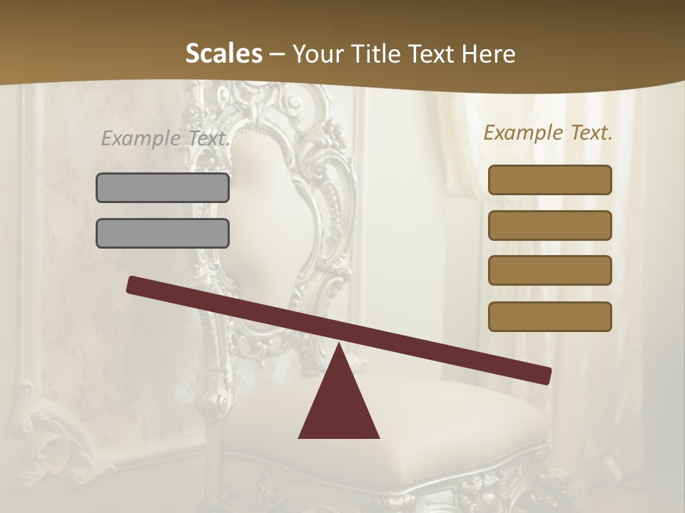 Space Sit Beige PowerPoint Template