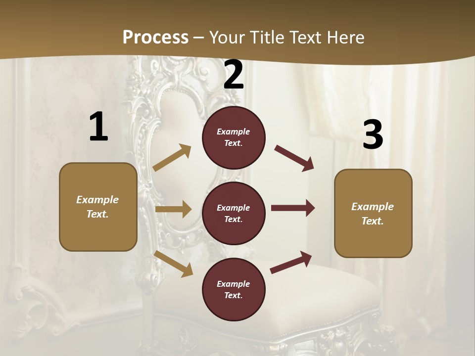 Space Sit Beige PowerPoint Template