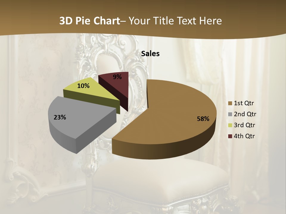 Space Sit Beige PowerPoint Template