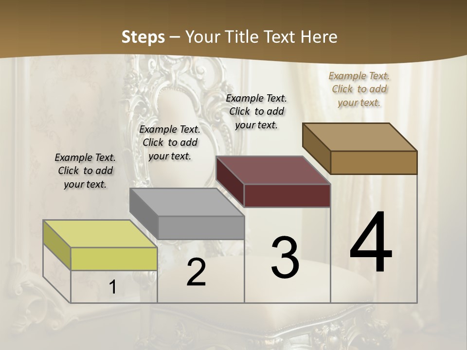 Space Sit Beige PowerPoint Template