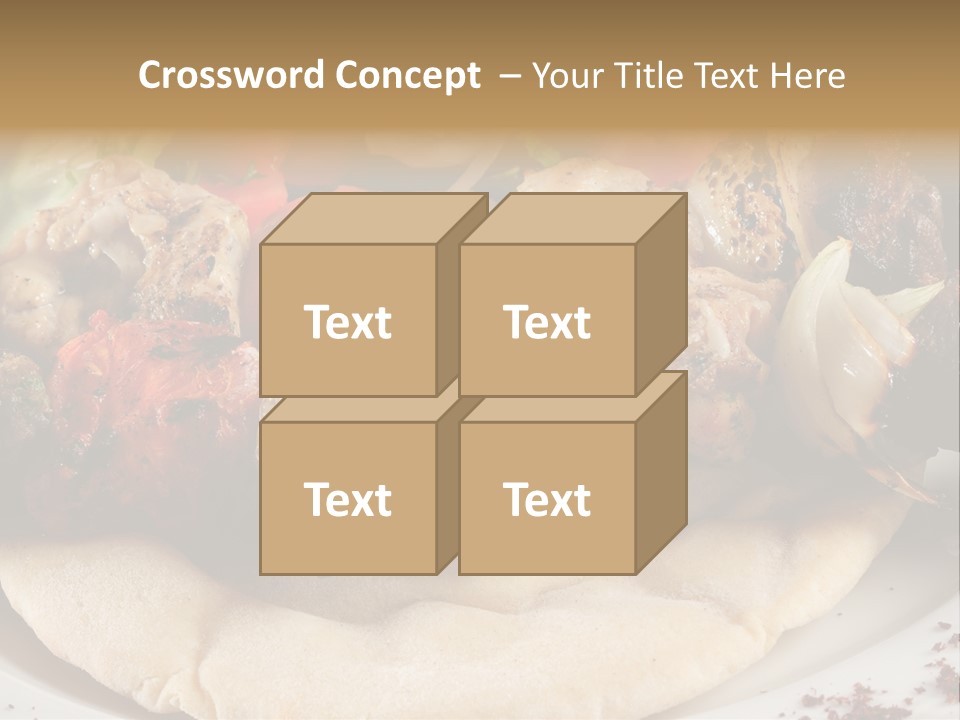 Grilled Lunch Kafta PowerPoint Template