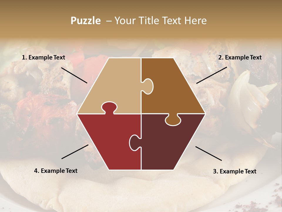 Grilled Lunch Kafta PowerPoint Template